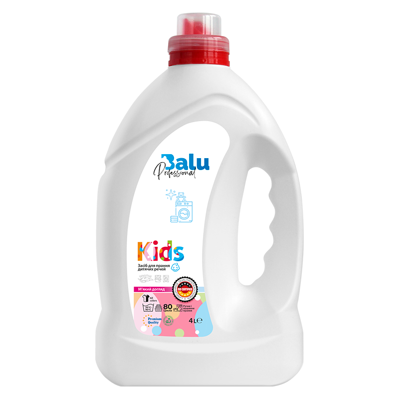 Гель для прання дитячих речей BALU® KIDS, 4л